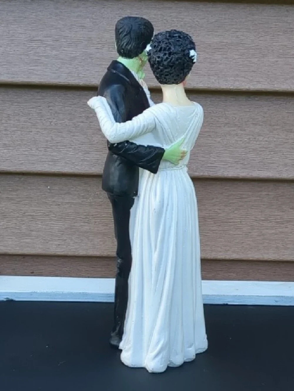 Frankenstein And Bride Dancing Couple Figurine Hallows Eve Martha Stewart 12